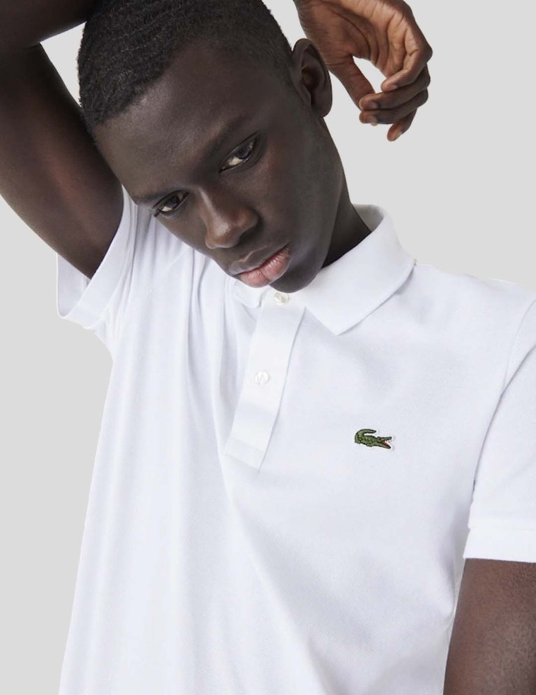 LASOSTE classico slim fit camicia bianca
